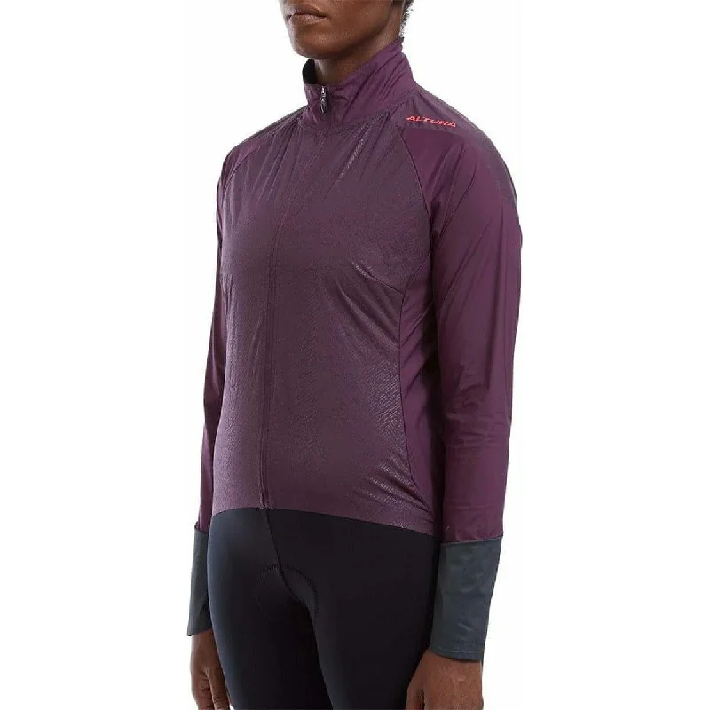 Altura Icon Rocket Packable Womens Cycling Jacket - Purple Women's travel-friendly jackets