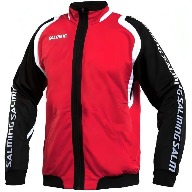 Salming Taurus WCT Junior Jacket - Red Women's cool weather jackets