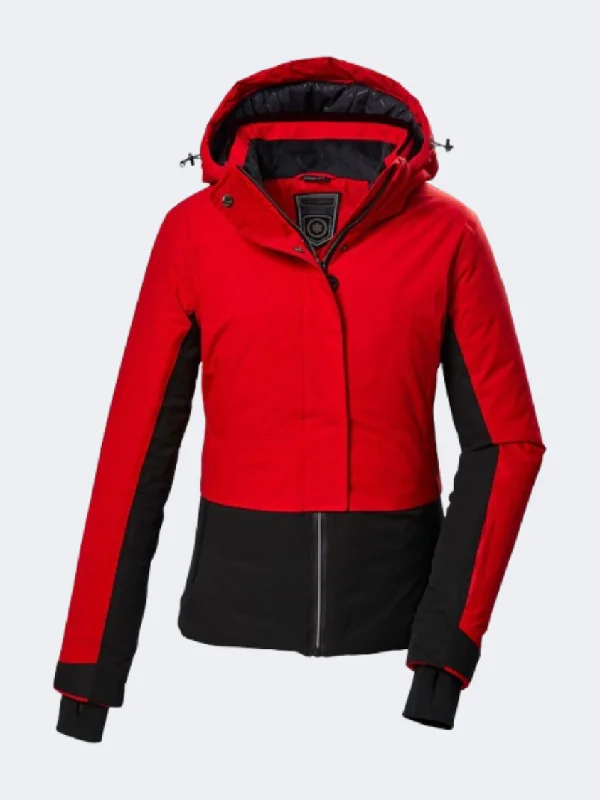 Killtec Ksw 105 Women Skiing Jacket Red Women's premium jackets