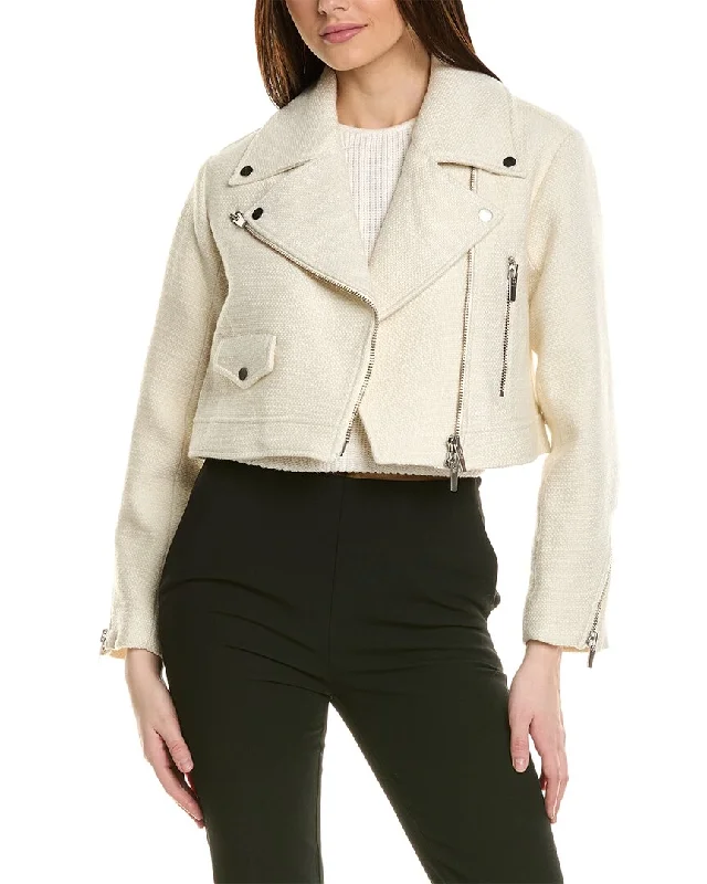 A.L.C. Oxford Wool-Blend Jacket Modern Women’s Blazer