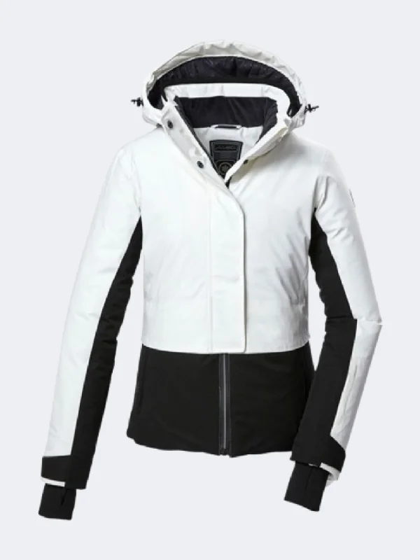 Killtec Ksw 105 Women Skiing Jacket Broken White Women's versatile jackets