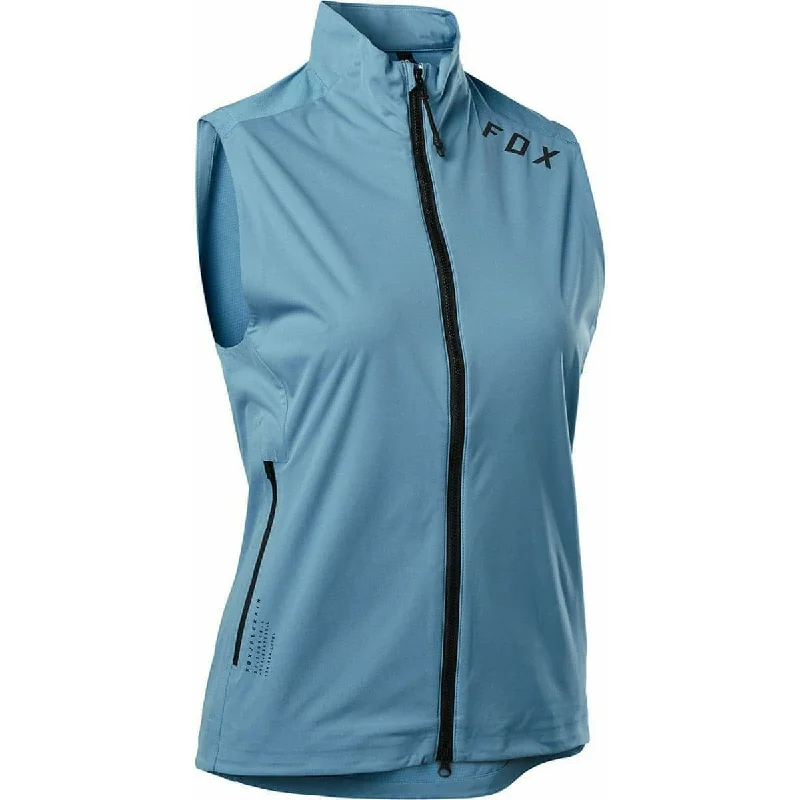 Fox Flexair Womens Cycling Gilet - Blue Women's Nike jackets