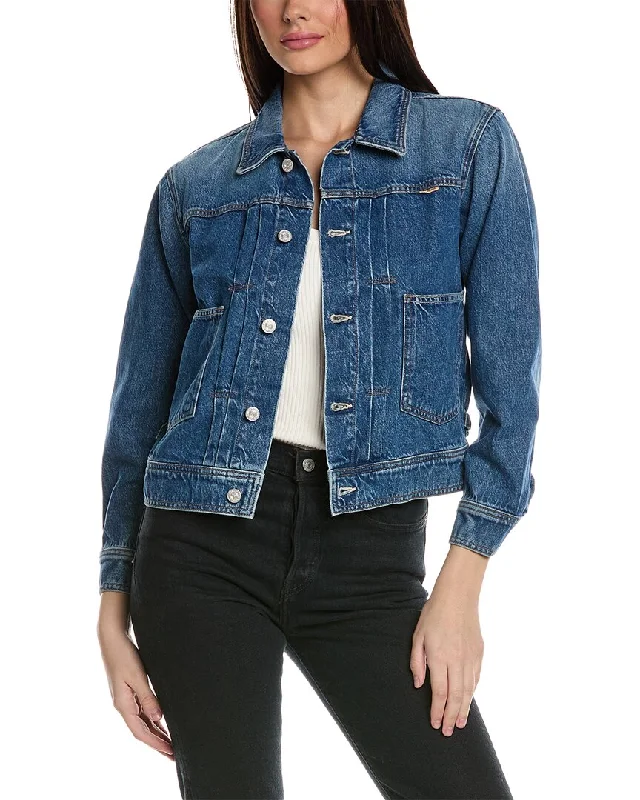 MOTHER Denim Shrunken Daybreak Drifter Jacket Office Blazer Style