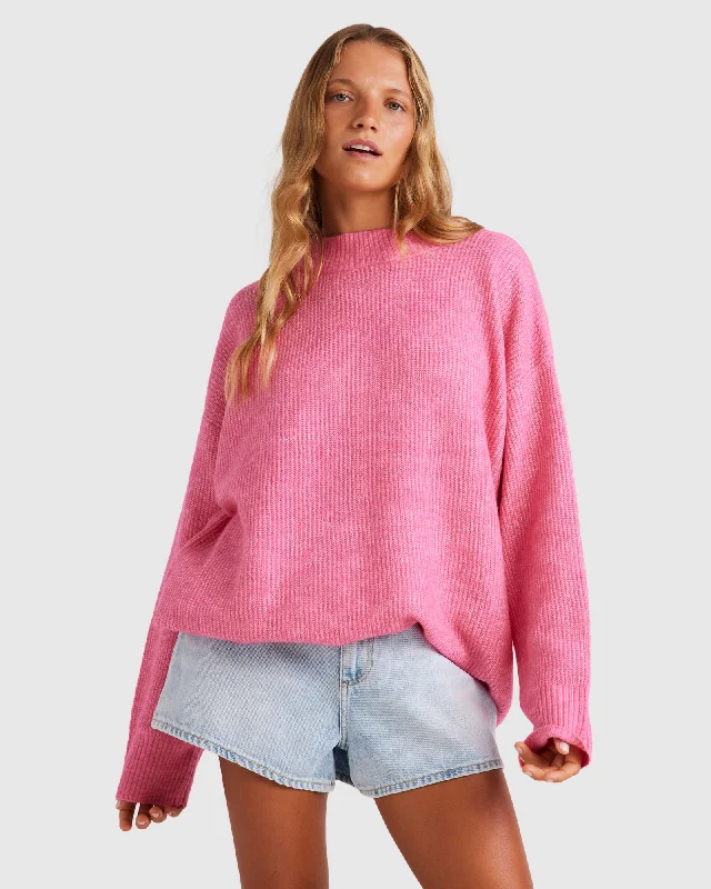 Womens Dume Oversized Jumper Trendy Pullover Sweater