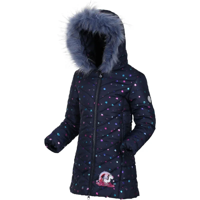 Regatta Peppa Pig Junior Padded Jacket - Navy Women's designer jackets