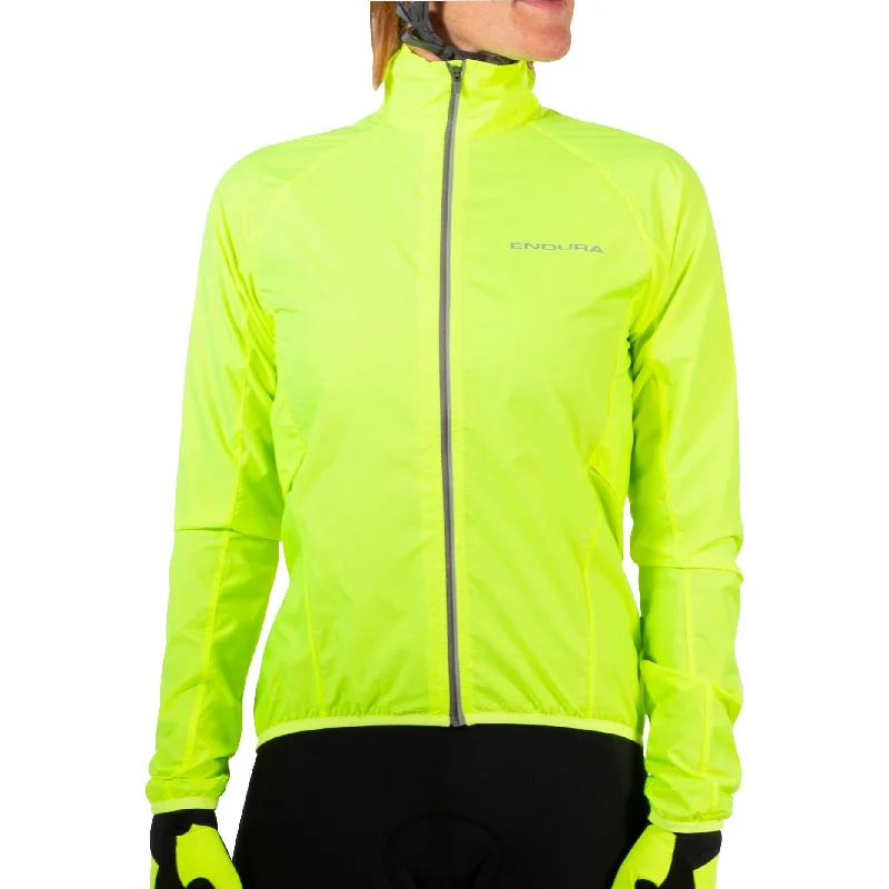 Endura Pakajak Womens Cycling Jacket - Yellow Women's denim jackets