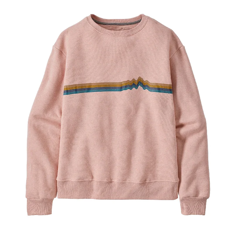 Women's Ridge Rise Stripe Uprisal Crew Sweatshirt Women’s Oversized Pullover