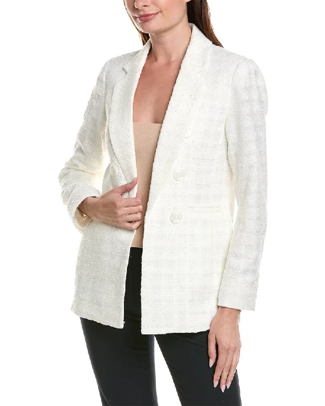 Anne Klein Double Breasted Jacket Fitted Blazer Jacket