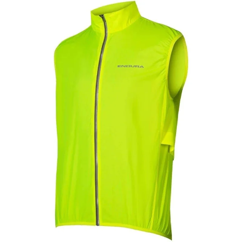 Endura Pakagilet Mens Cycling Gilet - Yellow Women's waterproof jackets