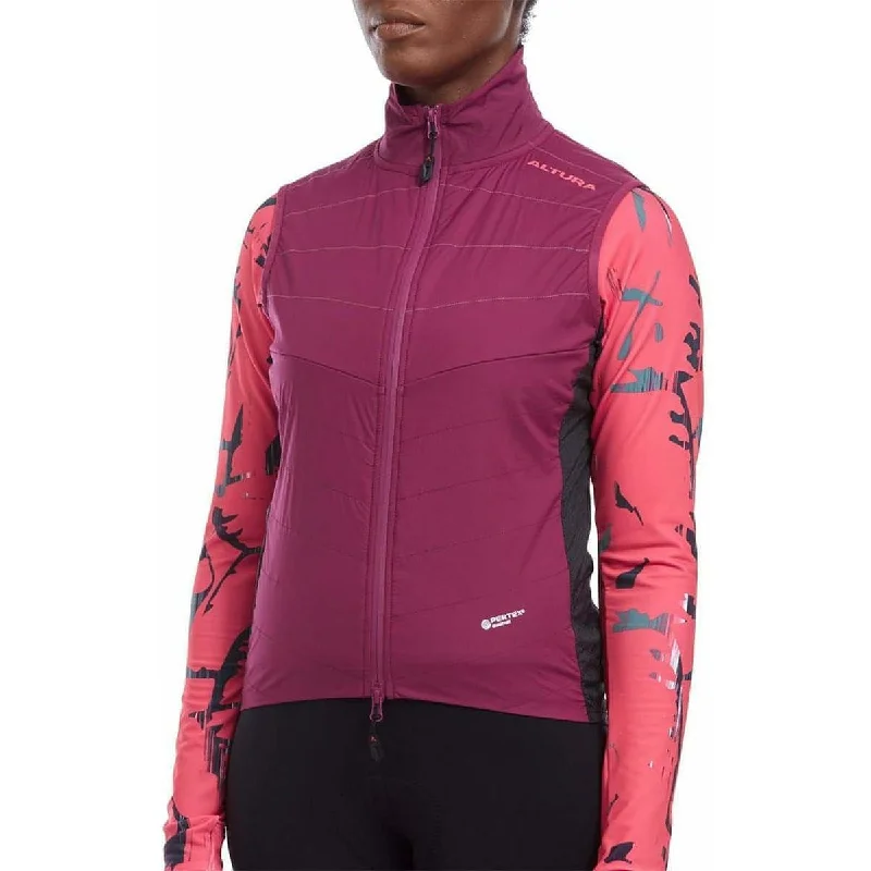 Altura Icon Rocket Insulated Packable Womens Cycling Gilet - Purple Women's party jackets