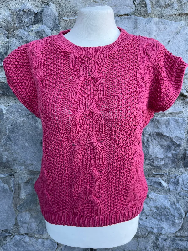 90s knitted top uk 8-10 Casual Knit Pullover