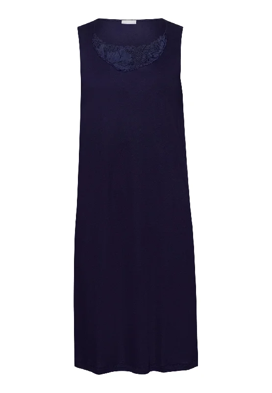 Anne Tank Gown 100cm | Evening Blue 74890-2621 Loungewear pajama sets