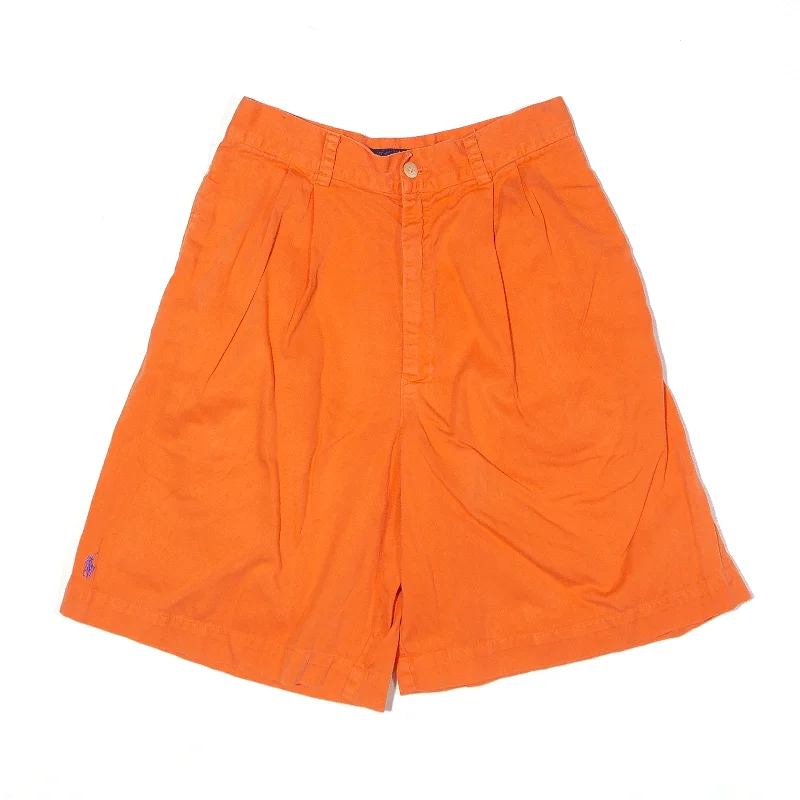 RALPH LAUREN Shorts Orange Regular Chino Womens XXS W24 Adidas sweaters