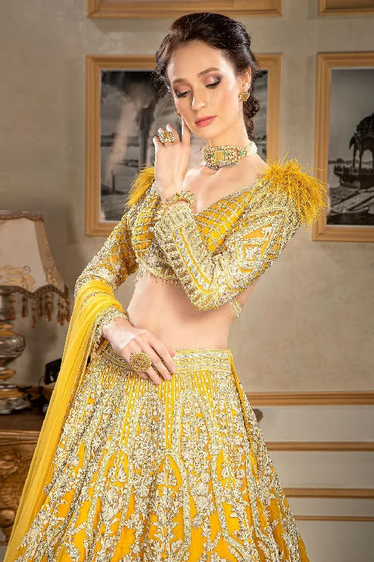 Yellow Bridal Lehenga Festival unclassified skirts