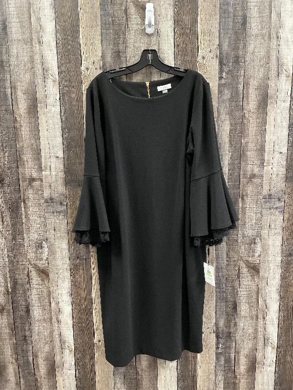 Dress Casual Midi By Calvin Klein In Black, Size: 18 Budget-friendly midi dresses