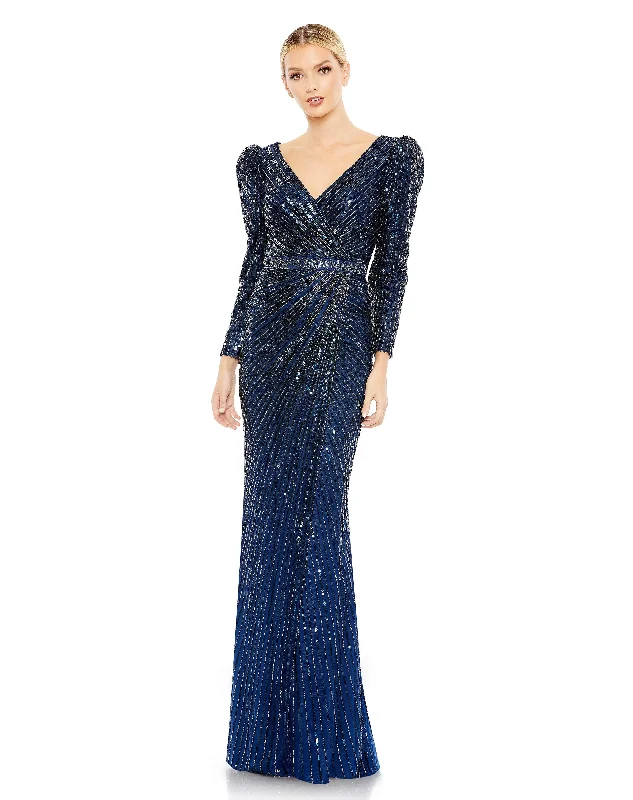 Mac Duggal 41024 Long Sleeve Formal Dress Expensive maxi dresses