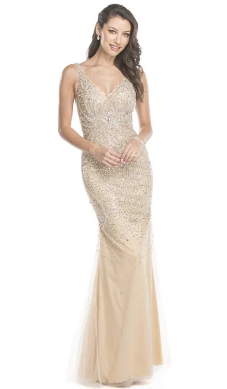 Aspeed Design - Sleeveless Sequined Sheath Evening Dress Fashion Nova party dresses