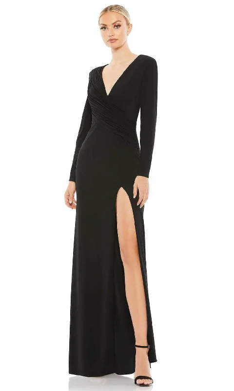 Ieena Duggal 26686 - Deep V-neck Evening Gown Sexy party dresses