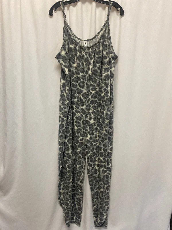 Jumpsuit By Zenana Outfitters In Animal Print, Size: 2x Mini floral dresses