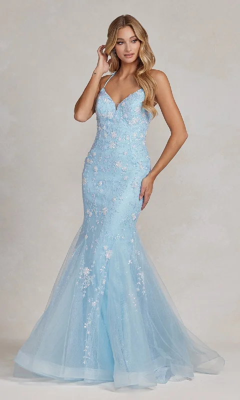 V-Neck Mermaid Prom Dress with Floral Sequin Print Expensive floral dresses