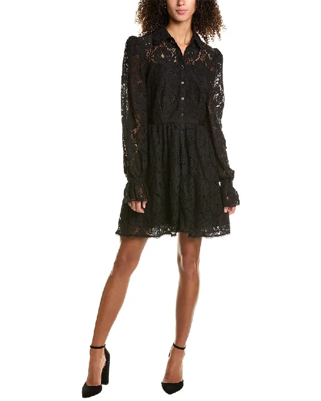 Rachel Parcell Lace Mini Dress Plaid Mini Skirt