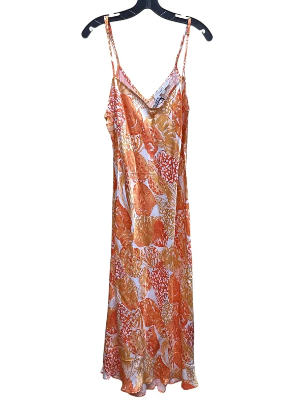 Dress Casual Maxi By Loft In Orange, Size: L Maxi Skirt Dress