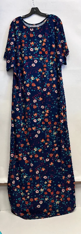 Dress Casual Maxi By Lularoe  Size: 3x Plaid Maxi Skirt