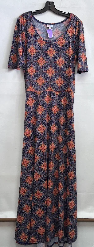 Dress Casual Maxi By Lularoe  Size: 3x Front Slit Maxi