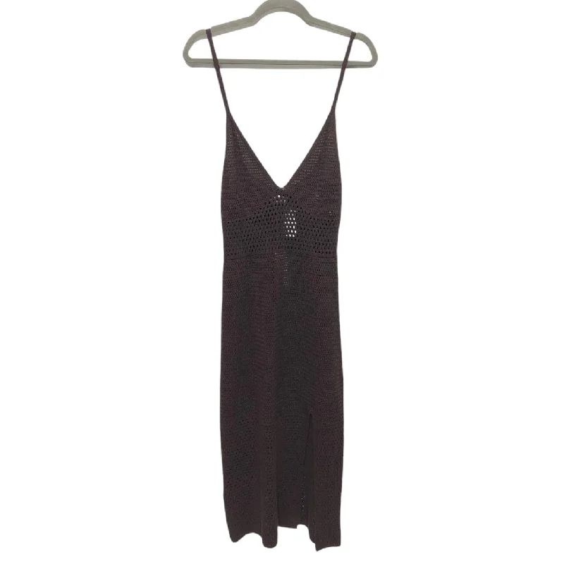 Dress Casual Maxi By Wilfred In Brown, Size: L Denim Maxi Skirt