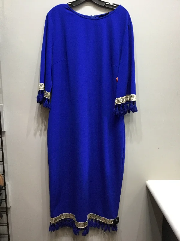 Dress Short Long Sleeve By Shein  Size: 3x Soft Pleated Maxi