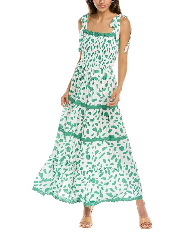 Stellah Tiered Midi Dress Maxi Length Midi